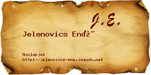 Jelenovics Ené névjegykártya